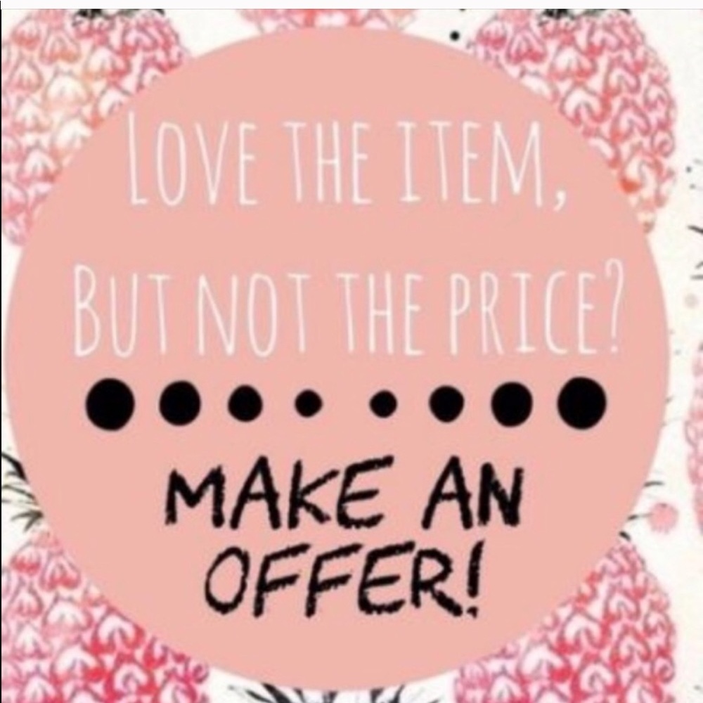 Love my items but not the price? Make an offer🥰